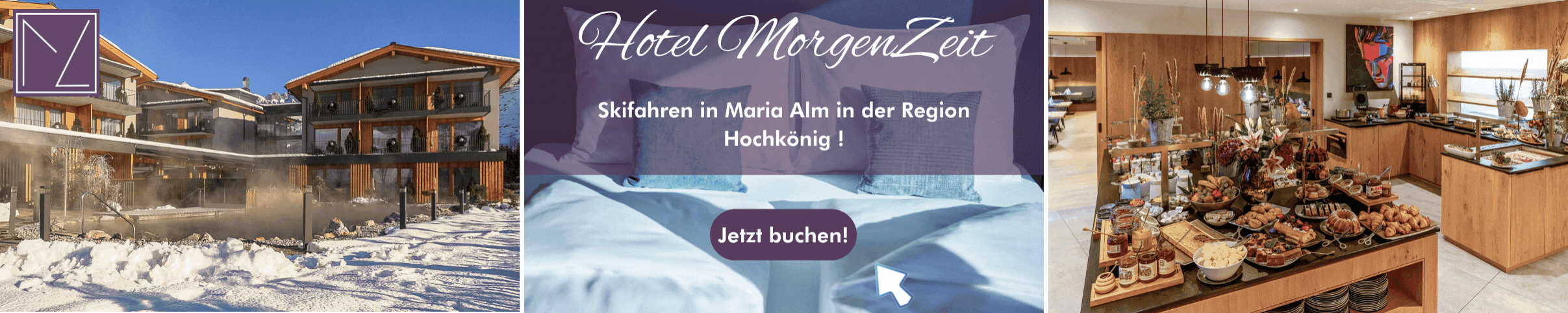 Urlaub im Bed & Brunch Hotel MorgenZeit in Maria Alm